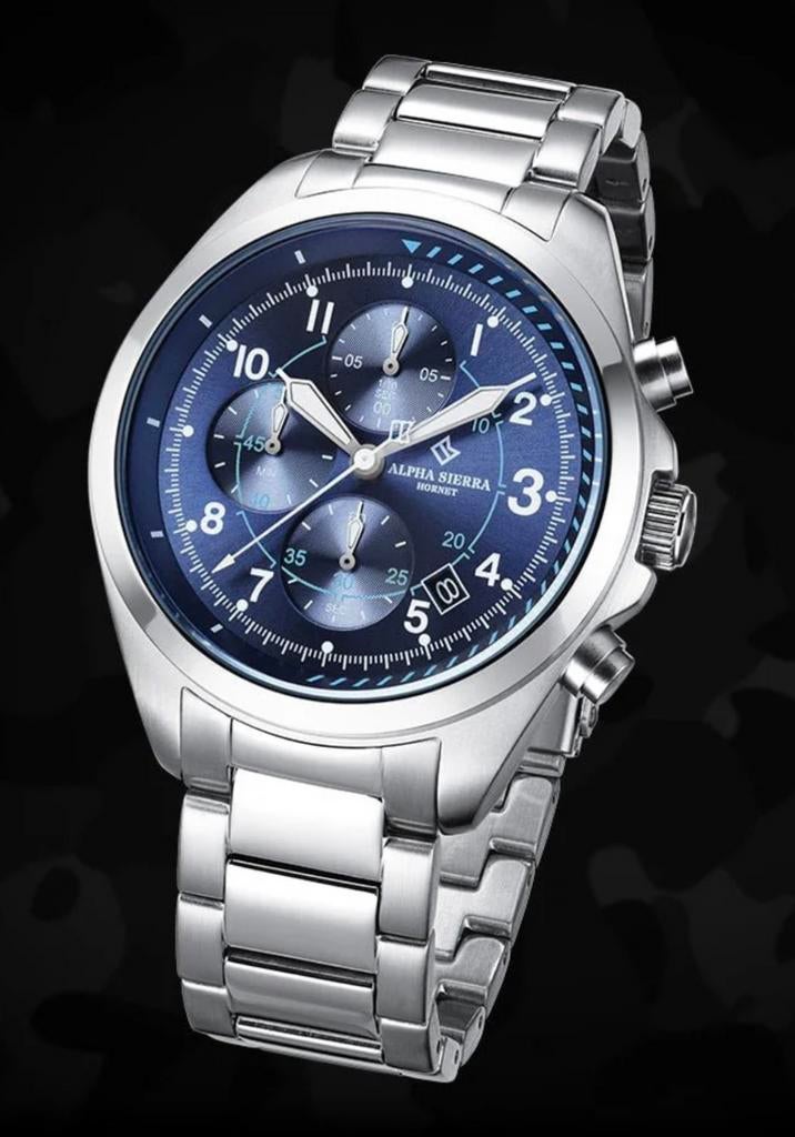 ALPHA SIERRA HORNET SPORTS CHRONO VAUT399€! 💯%NOUVEAU !, Bijoux, Sacs & Beauté, Montres | Enfants, Comme neuf, Enlèvement ou Envoi