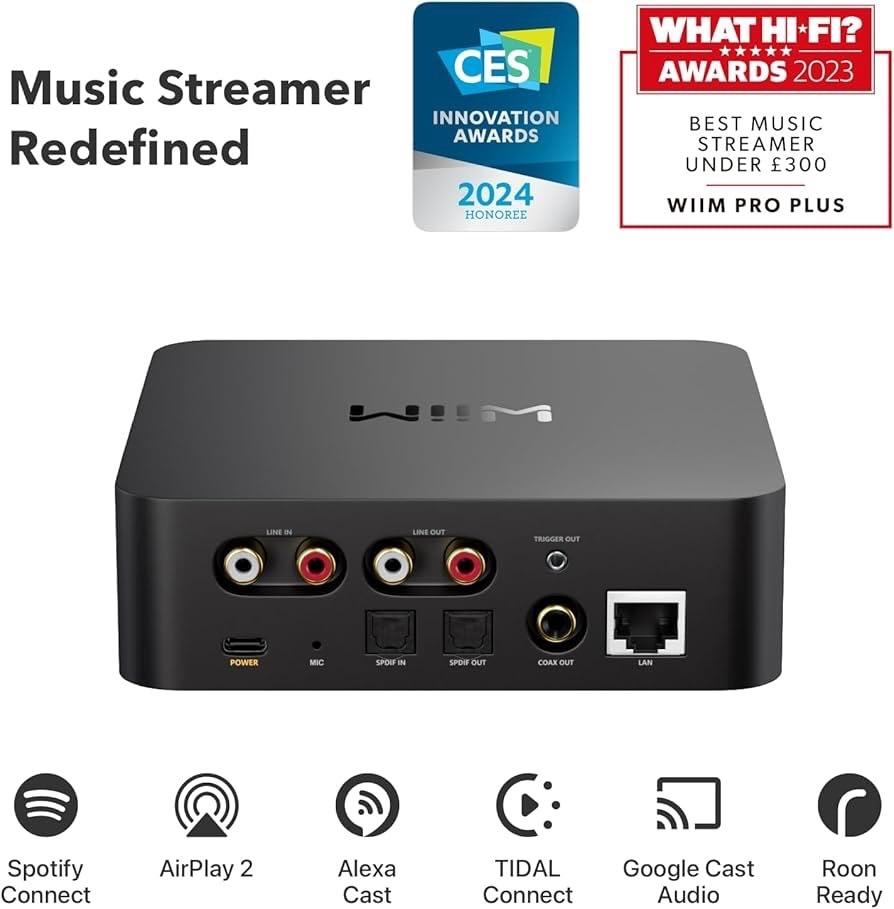 WiiM Pro Plus High Res Audio Streamer Airplay2 Voice Remote, Neuf, Enlèvement ou Envoi, 3012 Scott Blvd Santa Clara, CA 95054 United States