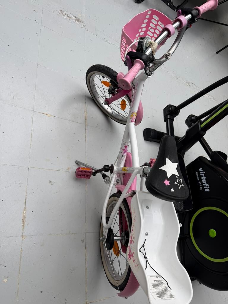 Vélo fille rose — pneus crème — Bon état, Vélos & Vélomoteurs, Enlèvement, Comme neuf