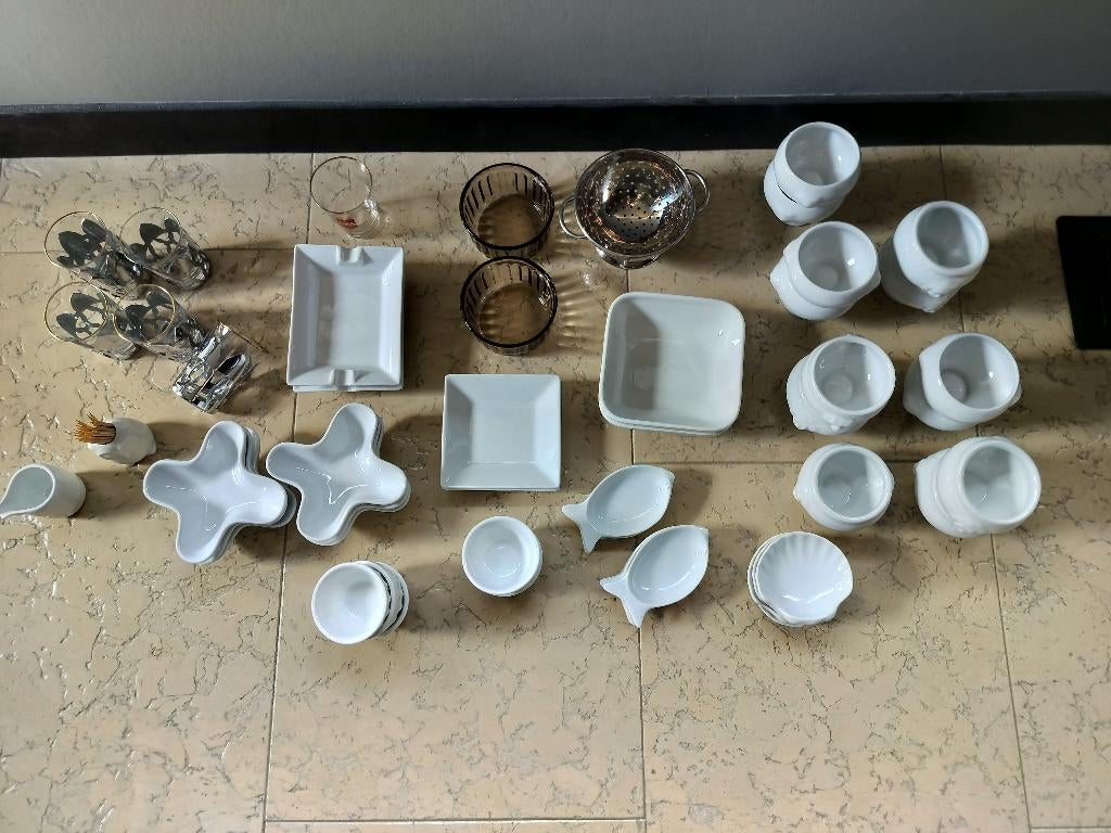 ️ MEGA DEAL: Grote partij amuse/tapas-servies ️, Ophalen