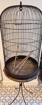 Luxe vogelkooi op poot , retro by zolux., Ophalen, Gebruikt, Aluminium, Vogelkooi