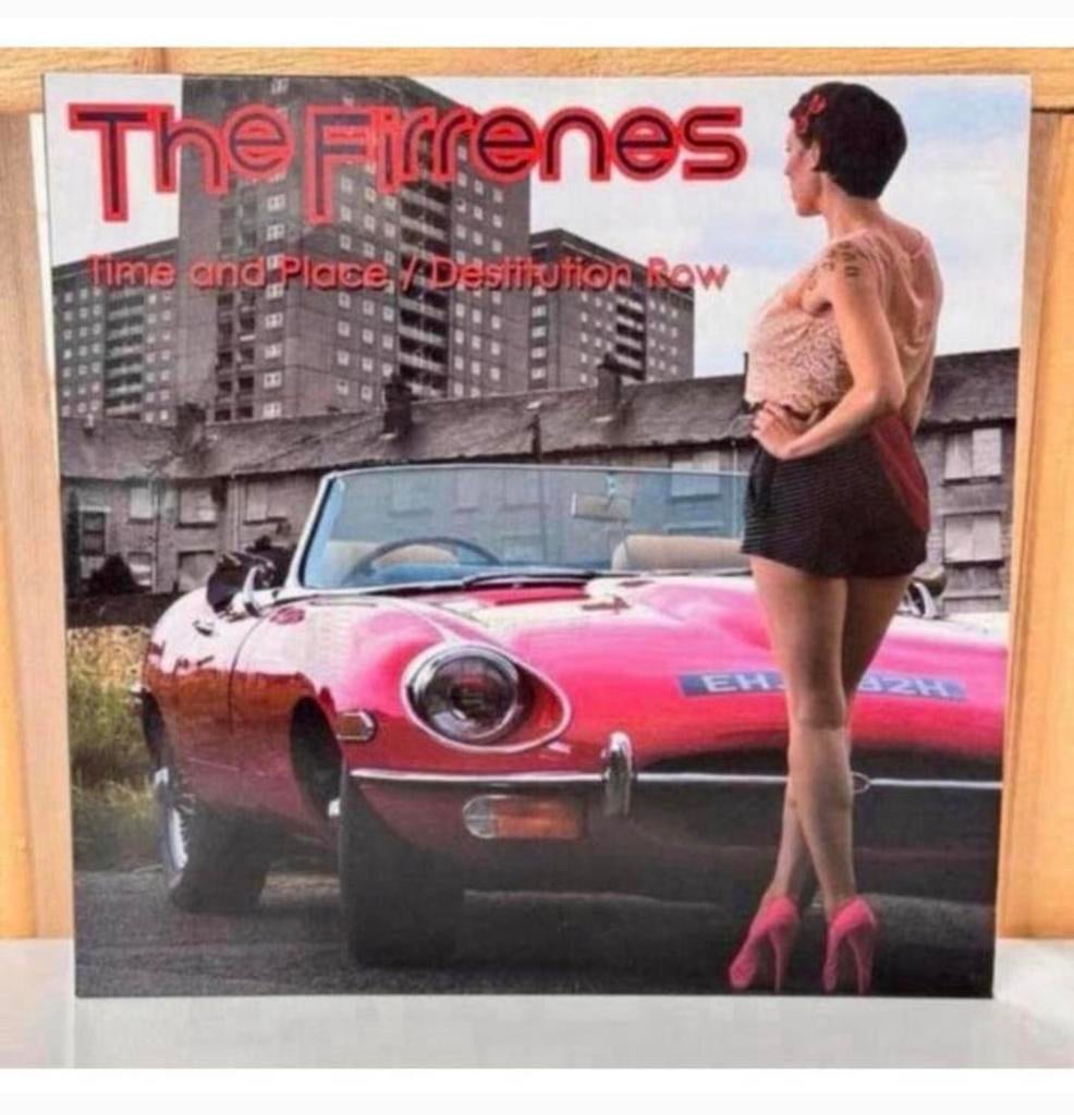 LP rare de The Firrenes — Time and Place/Destition Row, Enlèvement ou Envoi, Comme neuf, 10 pouces