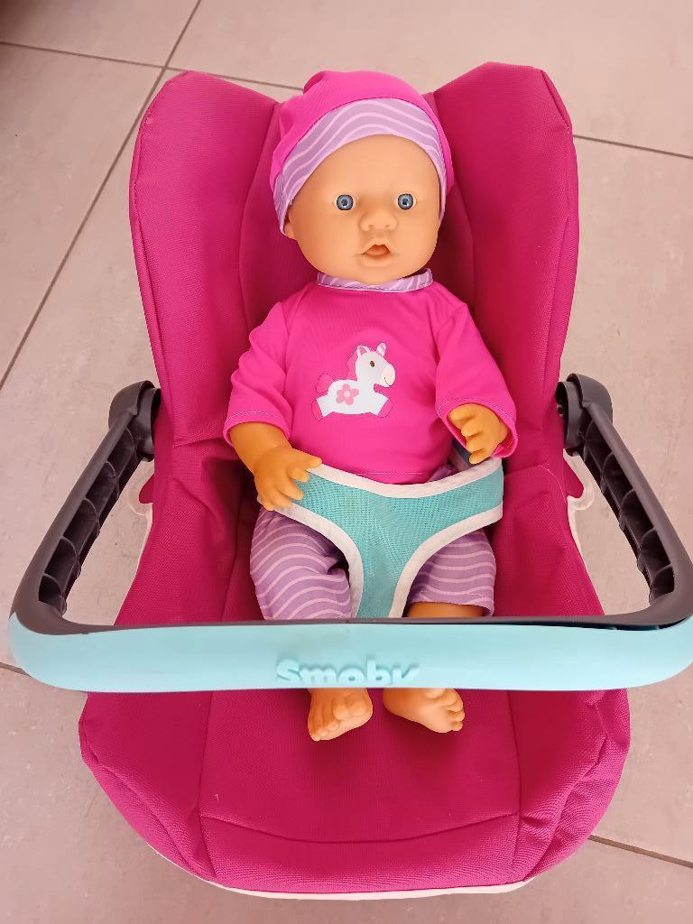 Maxi cosi met grote pop, Ophalen, Zo goed als nieuw