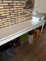 Witte bureau/make-up tafel, Huis en Inrichting, Bureaus, Ophalen, Gebruikt, Bureau