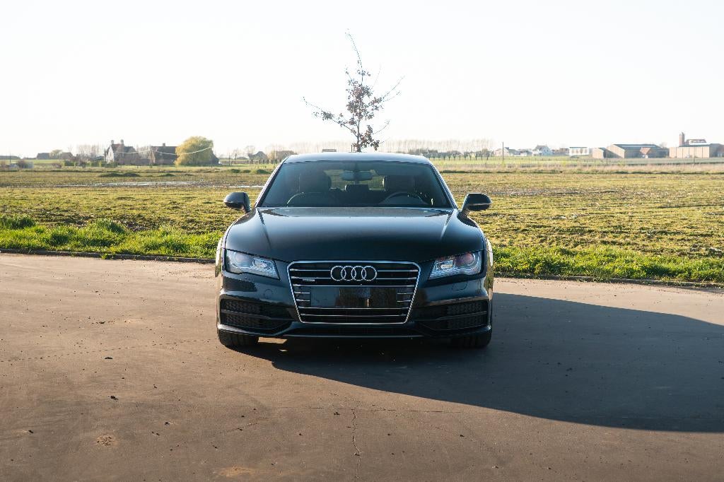 Audi A7 3.0 Bi-turbo 313pk volledig S-line quattro btw wagen, Auto's, Euro 5, 230 kW, Zwart, Zwart
