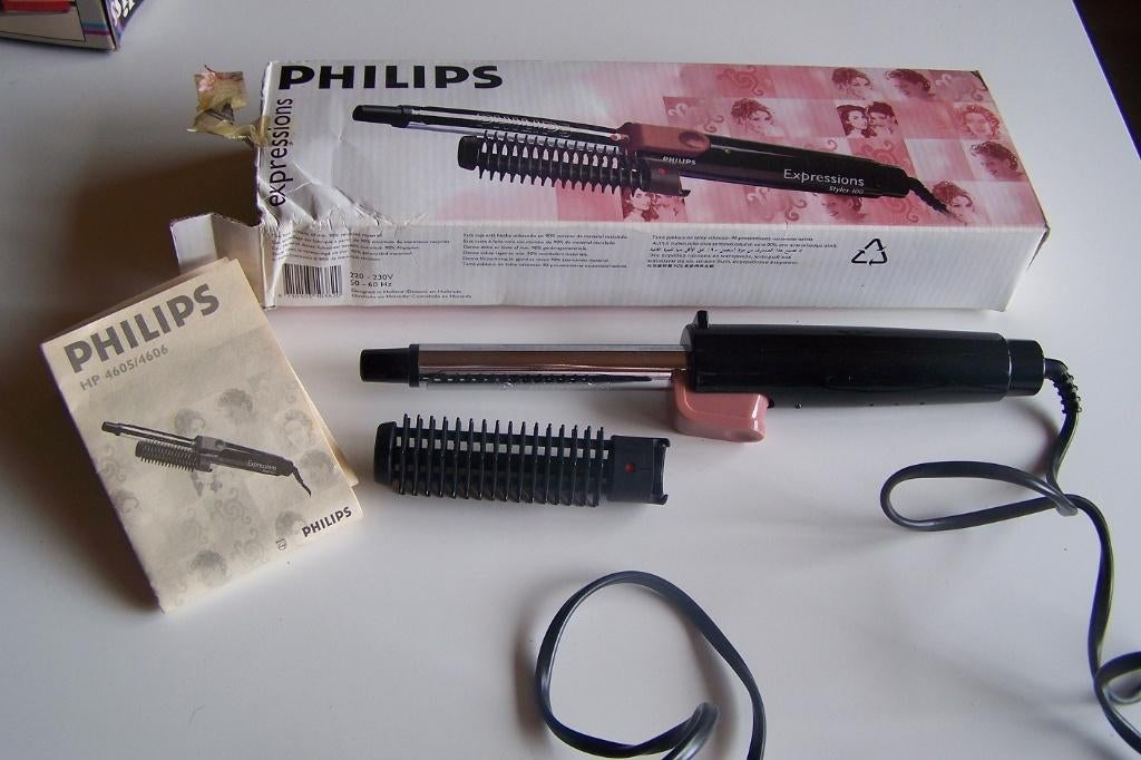Fer à friser « Philips » dans sa boite, Enlèvement, Neuf, Fer à friser ou Lisseur