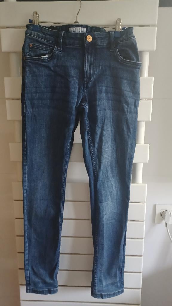 slim jeans broek maan 158, Kinderen en Baby's, Broek, Gebruikt, C&A, Ophalen of Verzenden