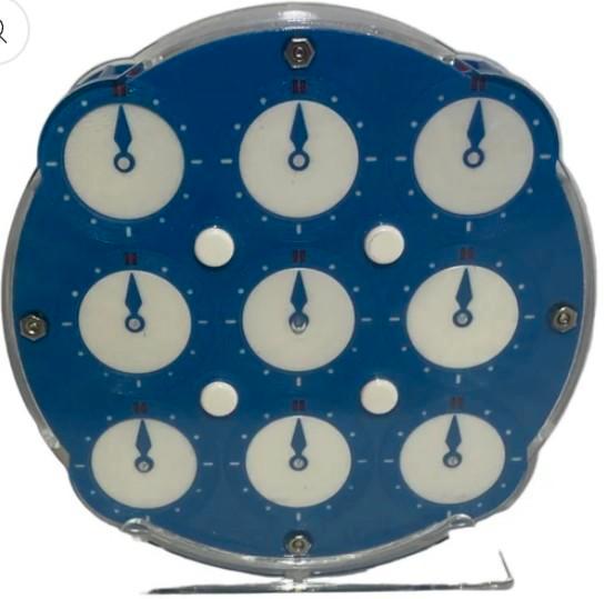 QiYi Magnetic Clock Blue - Rubik's Clock Speed Puzzle - New, Hobby & Loisirs créatifs, Sport cérébral & Puzzles, Neuf, Rubik's Cube ou Puzzle 3D