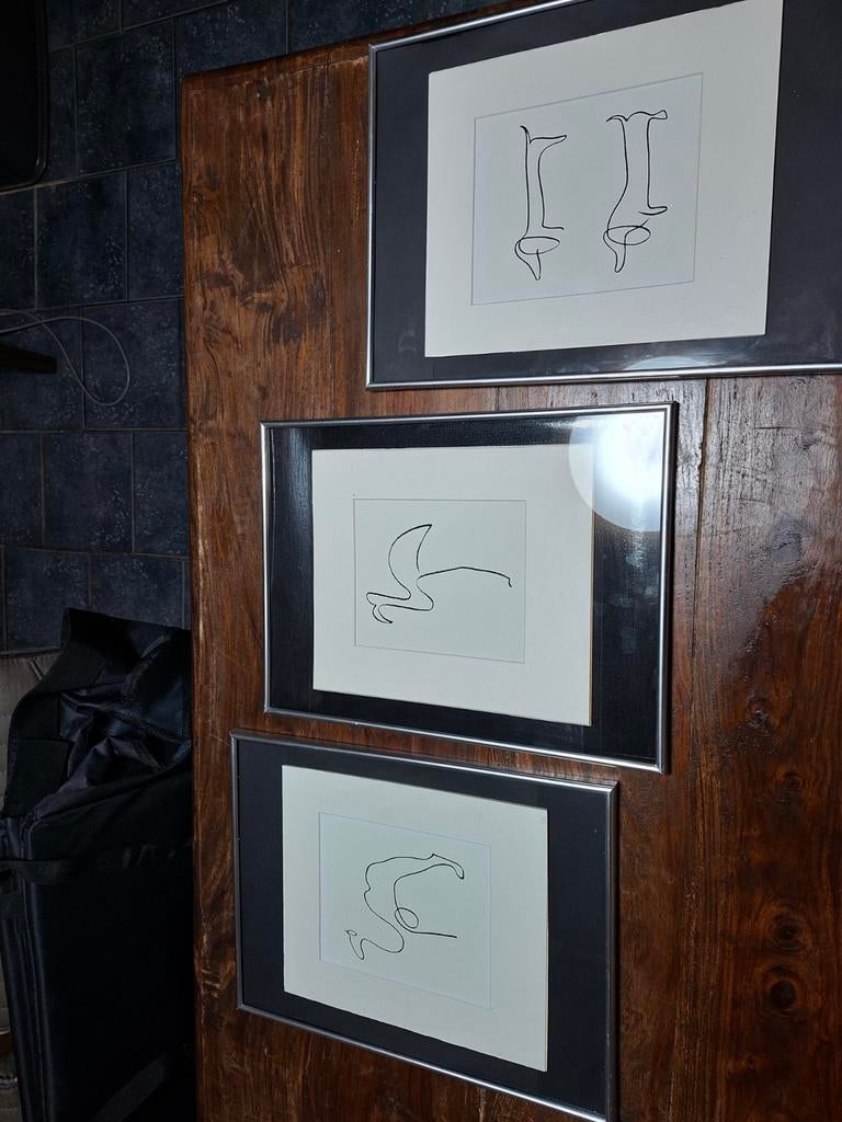 Foto met kader 3 stuks, Ophalen