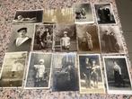 Lot van 14 oude foto’s, Gebruikt, Foto, Klederdracht, Ophalen of Verzenden