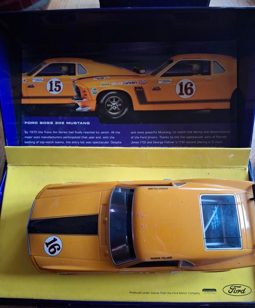 Scalextric Ford Boss 302, Hobby en Vrije tijd, Modelbouw | Auto's en Voertuigen, Ophalen of Verzenden