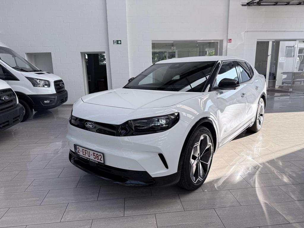 Ford Capri 77 kWh Extended Range RWD (bj 2025, automaat), Auto's, Ford, Automaat, Parkeersensor, Gebruikt, Wit