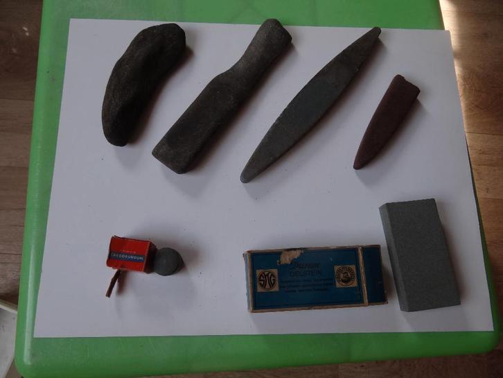 Vintage slijpstenen/wetsteen, Doe-het-zelf en Bouw, Gereedschap | Handgereedschap, Ophalen of Verzenden