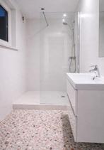 Douche meubel wit 80 cm breed twee lades plus kraan, Ophalen, Gebruikt, Met douche