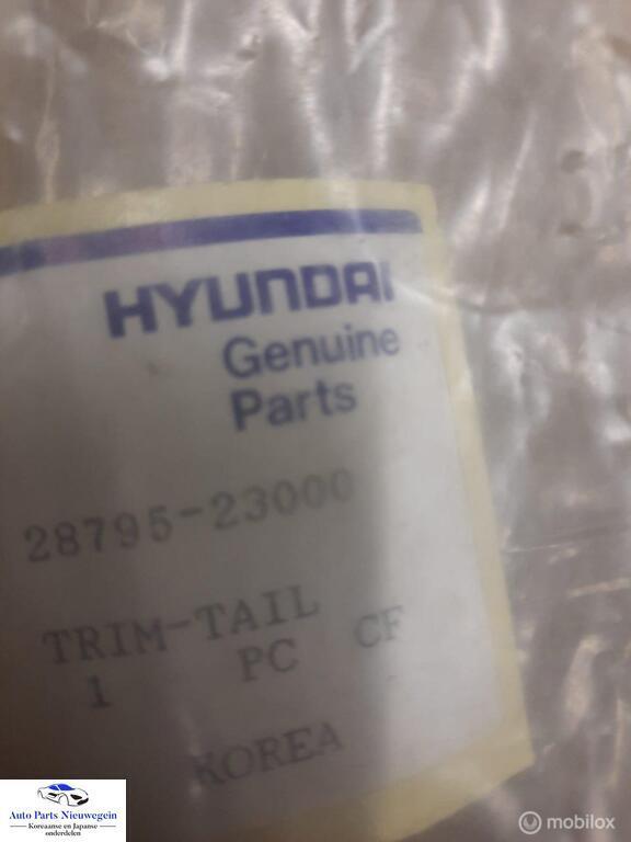 Uitlaatsierstuk origineel Hyundai Scoupé ('90-'95), Auto-onderdelen, Uitlaatsystemen, Hyundai, Nieuw, Ophalen of Verzenden