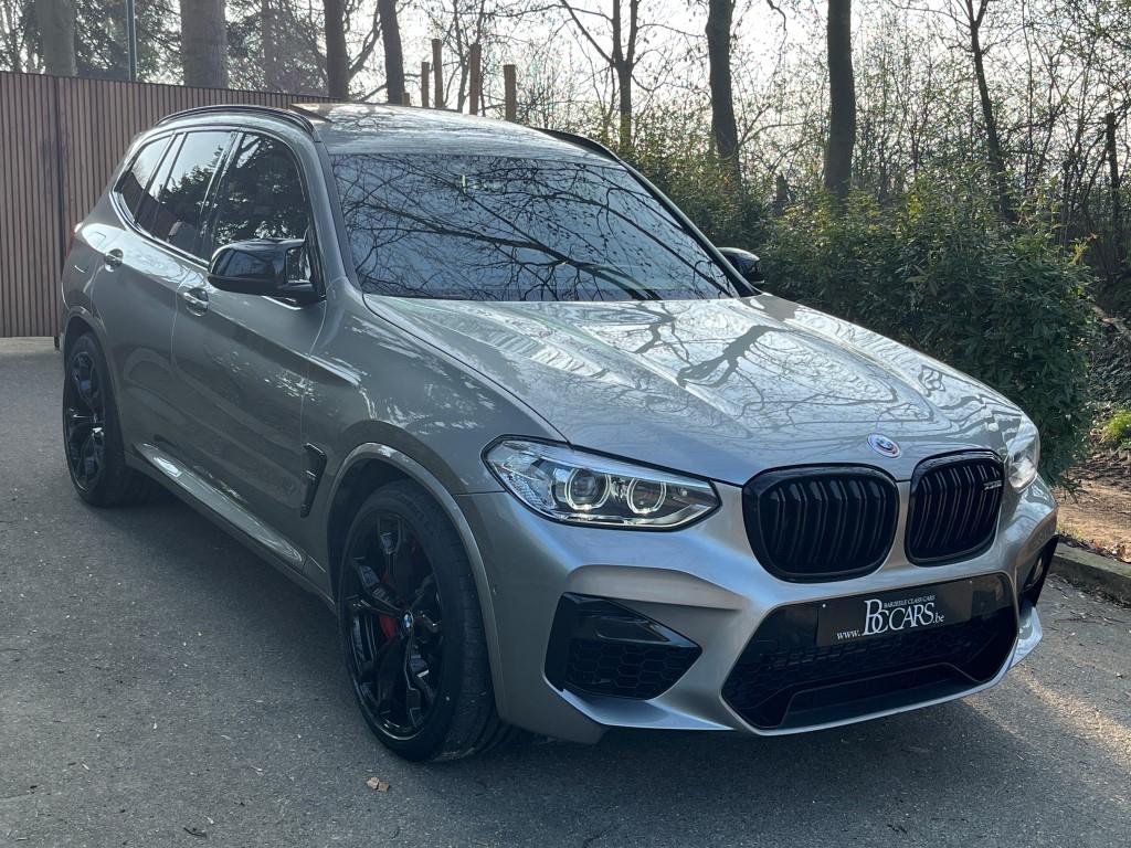 BMW X3 M Competition-Led-Pano-Prof-HK Sound-Cam-21", Cuir, Argent ou Gris, Achat, 375 kW