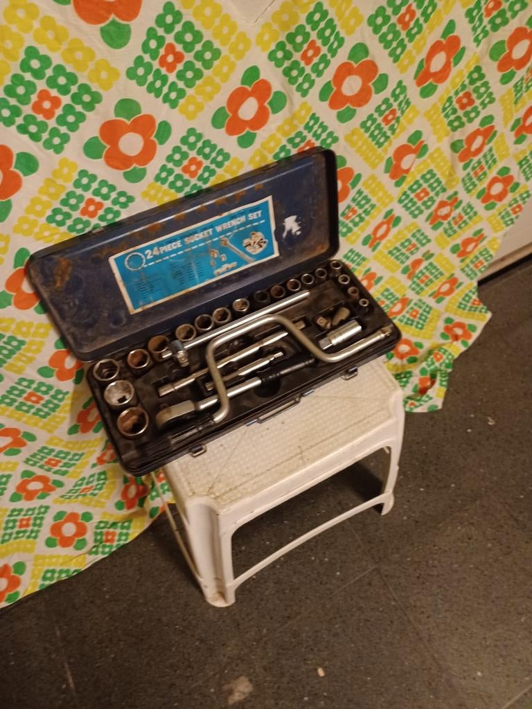 Grote set dopsleutels compleet 10tot32 bougiesleutel erbij, Doe-het-zelf en Bouw, Ophalen