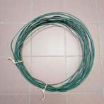 20 meter groen wasdraad met staaldraad om op te spannen., Ophalen, Nieuw