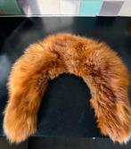 Excellente Rode Vos - Afneembare bontkraag - Parmentier, Kleding | Dames, Mutsen, Sjaals en Handschoenen, Ophalen, Zo goed als nieuw