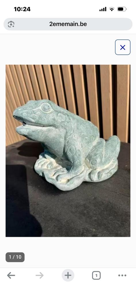 Fontaine pour bassin grenouille, Enlèvement ou Envoi, Neuf, Pierre, Fontaine