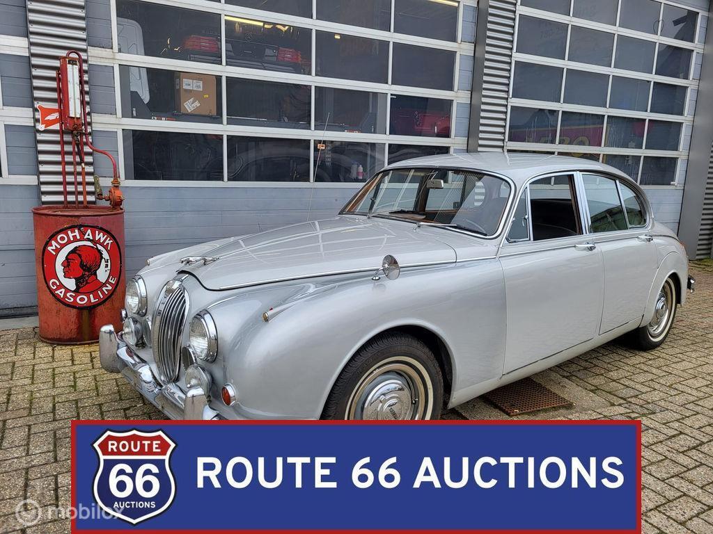 Jaguar Mk II 3.8 | 1961 | Route 66 Auctions, Auto's, Zwart, Bedrijf, Handgeschakeld, Overige carrosserie
