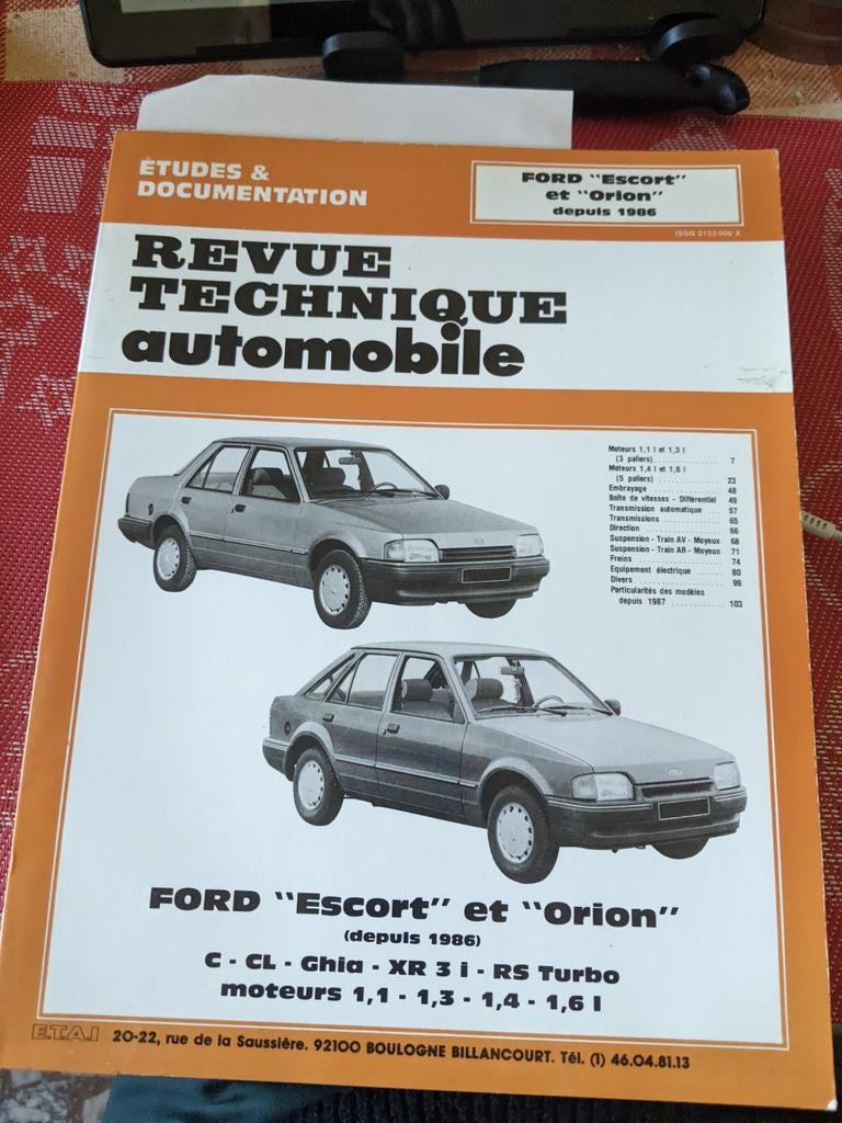 REVUE TECHNIQUE AUTOMOBILE, Enlèvement ou Envoi