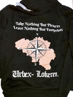 trui heren hoodie zwart Urbex Lokeren M, Enlèvement ou Envoi, Neuf, Taille 48/50 (M), Noir