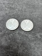 Twee duitse zilveren munten 1972, Timbres & Monnaies, Monnaies | Pays-Bas, Enlèvement ou Envoi