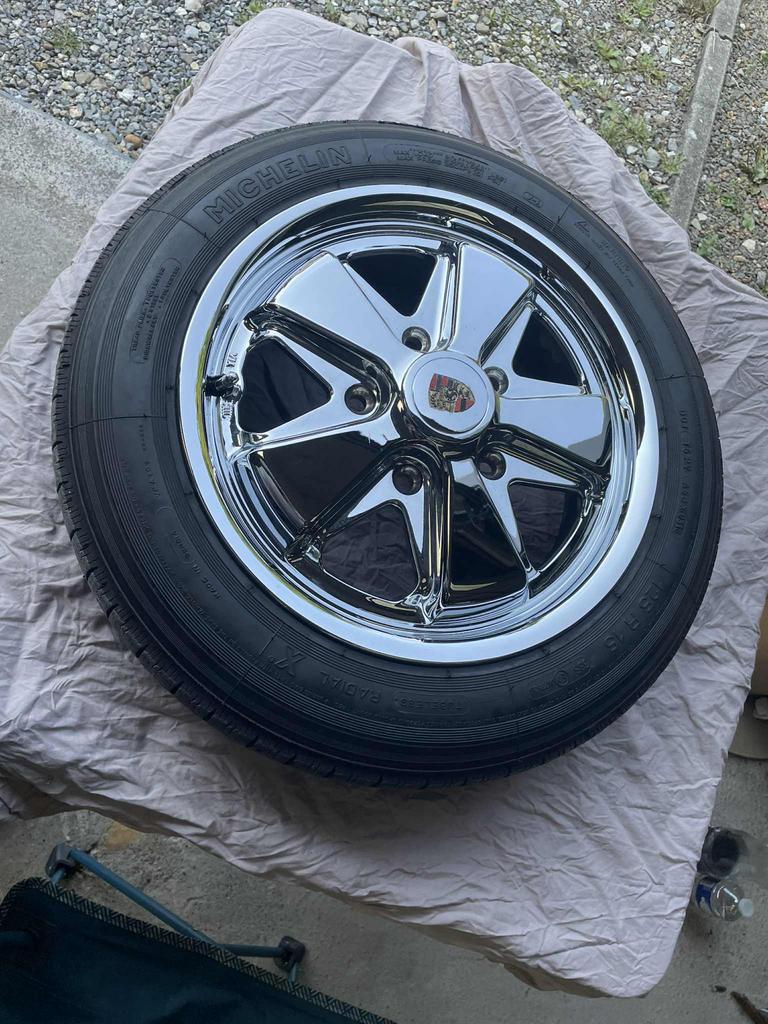 Porsche Flat4-velgen (4,5 en 6), Auto-onderdelen, Banden en Velgen, Ophalen, Band(en)