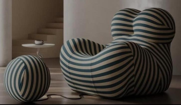 Fauteuil inspiration B&B BIG MAMMA, Maison & Meubles, Fauteuils, Enlèvement ou Envoi