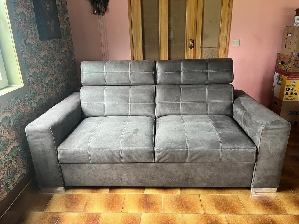 Leren zetel, Huis en Inrichting, Zetels | Zetels, Ophalen