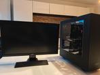 Gaming pc + beeldscherm+ toetsenbord, 628 GB, Avec carte vidéo, Utilisé, Gaming