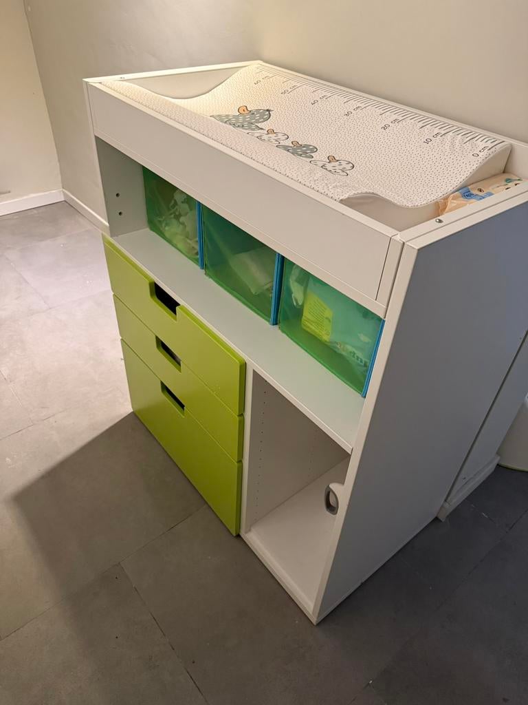 Verzorgingstafel, Kinderen en Baby's, Kinderkamer | Commodes en Kasten, Zo goed als nieuw, Ophalen