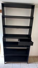 IKEA grote zwarte boekenkast met lade, Huis en Inrichting, Ophalen, Met plank(en), Gebruikt, 200 cm of meer
