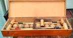 Antiek houten croquet set. 2 tot 8 spelers. Compleet. JOSCO., Vijf spelers of meer, Ophalen, Gebruikt, JOSCO Made in Belgium