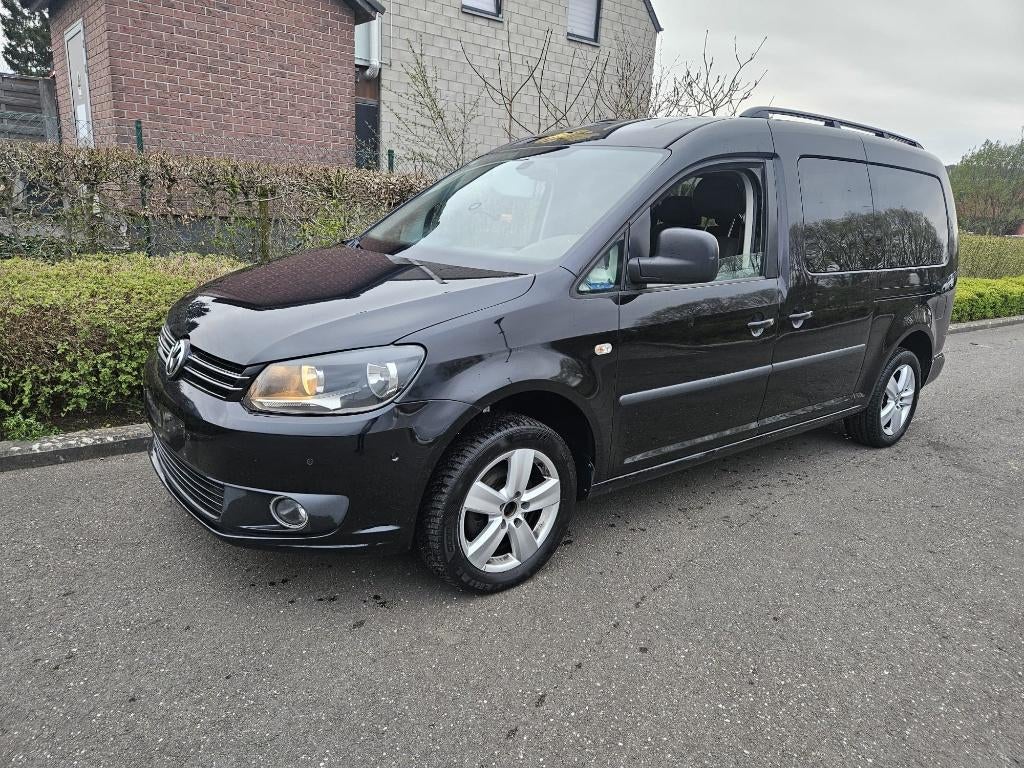 Volkswagen Caddy Double Cabine 1.6 TDi ❗PROBLEME D'INJECTEUR, Autos, Volkswagen, Achat, Entreprise, Boîte manuelle, Noir
