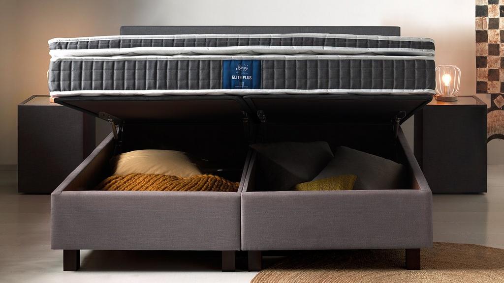 Boxspring Easysleep 160 x 200cm, Huis en Inrichting, Slaapkamer | Bedden, Ophalen, Tweepersoons, Zo goed als nieuw, 200 cm