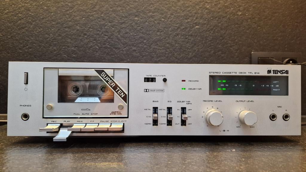 Lecteur de cassettes TENSAI TFL 814, Enlèvement