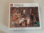 Kittens in the barn de King Puzzle 1000 pièces, Enlèvement ou Envoi