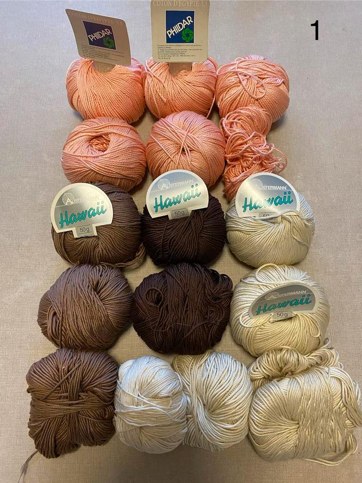 Katoen 1kg750, Hobby en Vrije tijd, Breien en Haken, Nieuw, Ophalen of Verzenden