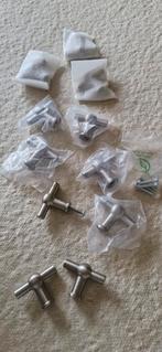 Poignées de porte en acier inoxydable brossé, Maison & Meubles, Armoires | Autre, Enlèvement ou Envoi