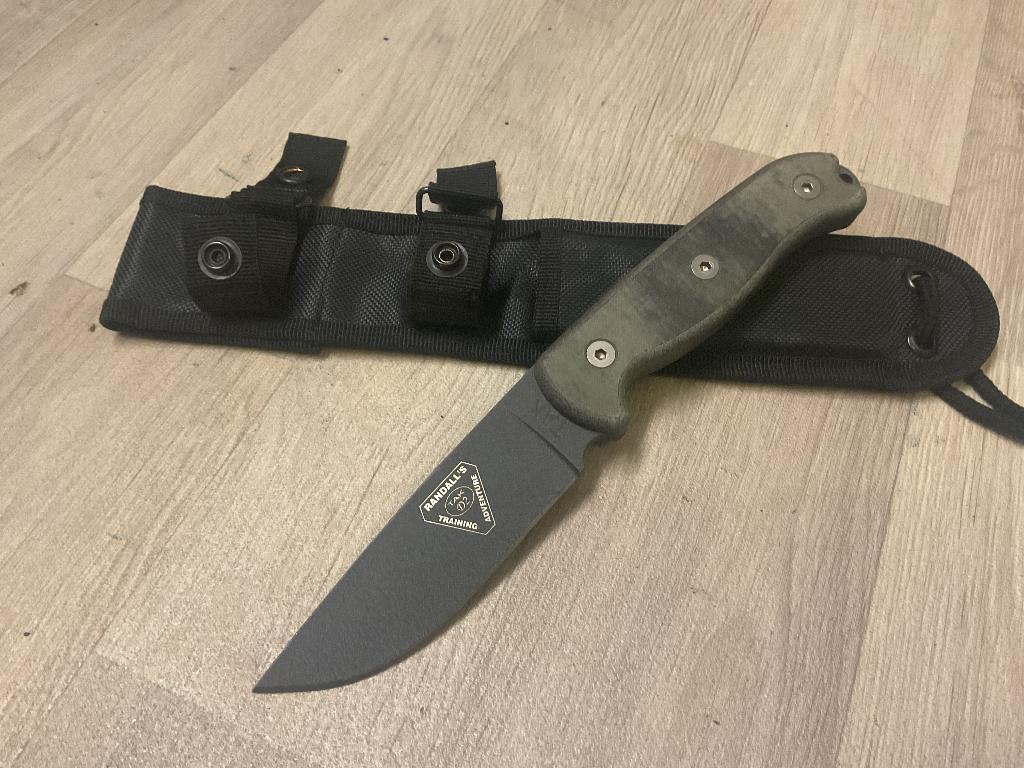 Ontario usa Randall design TAK Training Adventure Knife mes, Caravans en Kamperen, Kampeergereedschap, Verzenden, Zo goed als nieuw