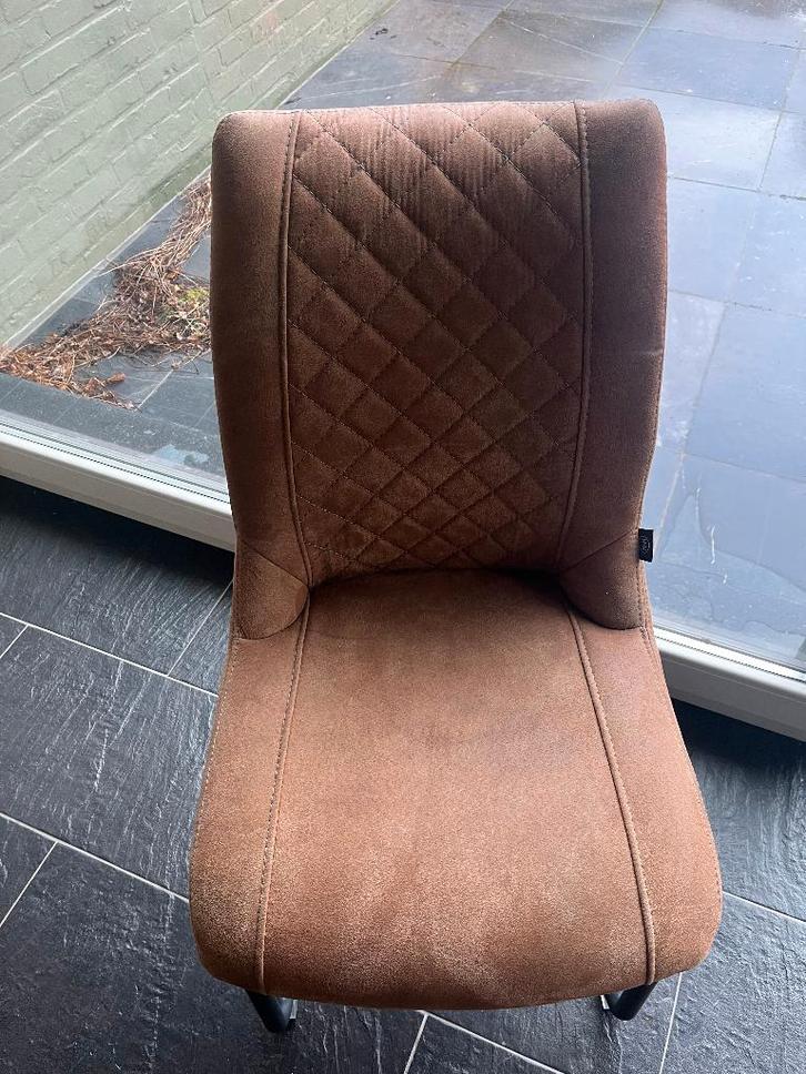 8 kwaliteitsstoelen van Henders & Hazel, Maison & Meubles, Chaises, Comme neuf, Cinq, Six Chaises ou plus, Cuir, Tissus, Brun