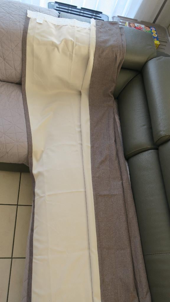 Verduisterende en isolerende gordijnen, Huis en Inrichting, Ophalen of Verzenden, Grijs