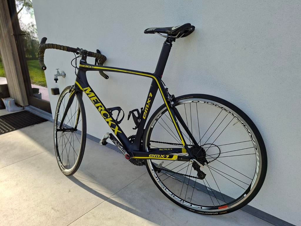 Koersfiets maat 56, Ophalen