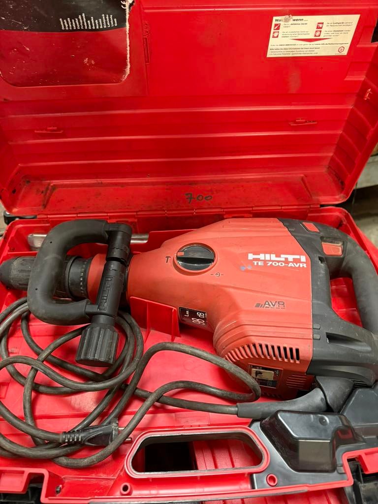 Hilti te 700 avr breekhammer, Ophalen, Zo goed als nieuw