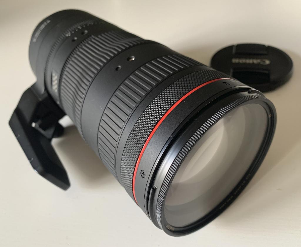 Canon RF 70-200mm F/2.8L IS USM Z-zoom zwart, perfecte staat, Ophalen of Verzenden, Zo goed als nieuw, Telelens, Zoom