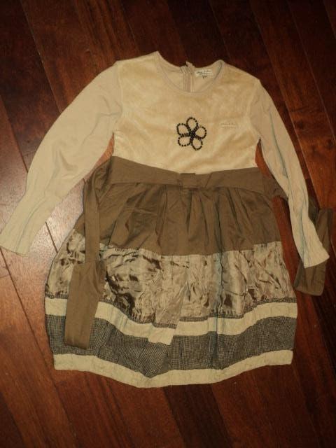 eliane et lena une robe en velours pour la fille 6 ans, Enlèvement ou Envoi, Fille