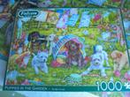 Puzzle Falçon 1000 pièces « chiots dans le jardin », Enlèvement ou Envoi, 500 à 1500 pièces, Puzzle