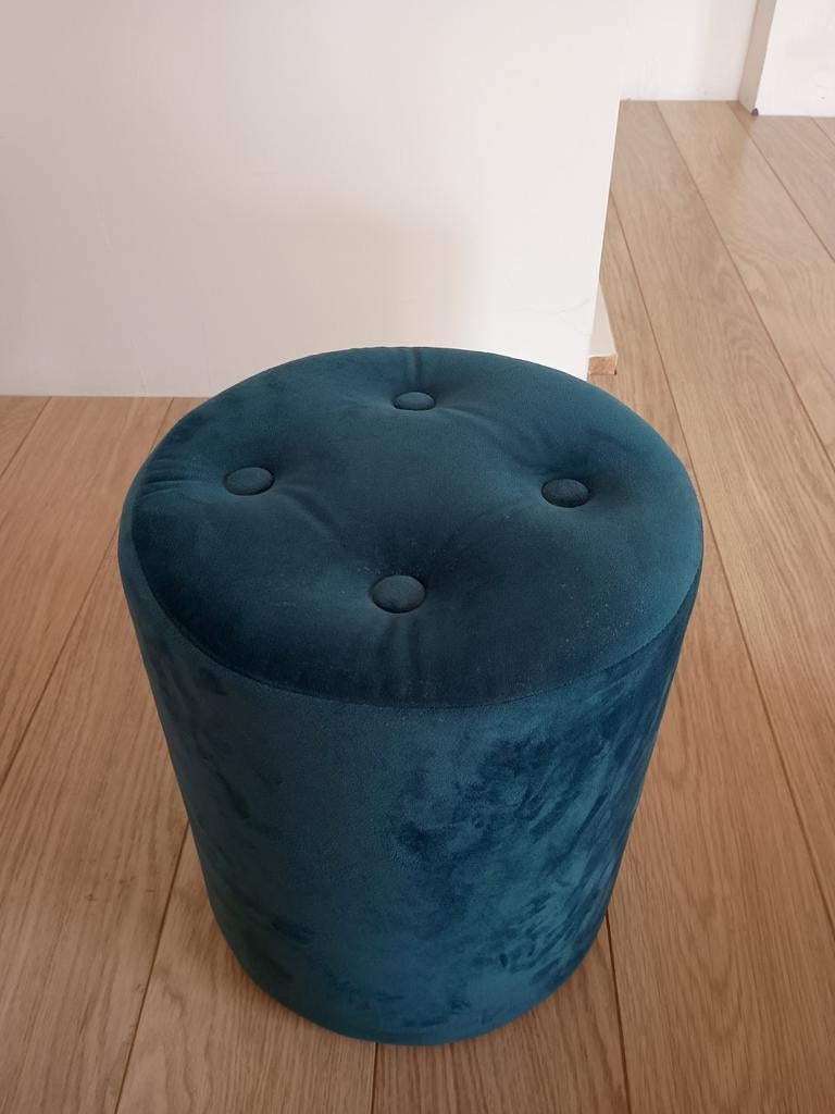 Pouf en velours, Maison & Meubles, Enlèvement